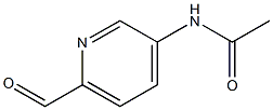 N-(6-formylpyridin-3-yl)acetamide Struktur