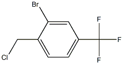 2-bromo-1-(chloromethyl)-4-(trifluoromethyl)benzene Struktur