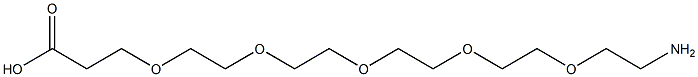 Z-18-aMino-4,7,10,13,16-pentaoxaoctadecanoic acid Struktur