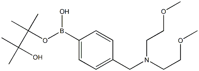 4-[Bis(2-Methoxyethyl)aMinoMethyl]benzeneboronic acid pinacol ester, 95% Struktur