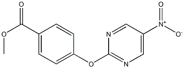 Methyl 4-(5-nitropyriMidin-2-yloxy)benzoate Struktur