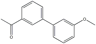 1-(3'-Methoxy[1,1'-biphenyl]-3-yl)ethan-1-one Struktur