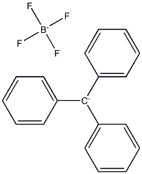 Tris(phenyl)methylium tetrafluoroborate Struktur