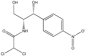 Chloramphenicol Solution(50mg/ml) Struktur