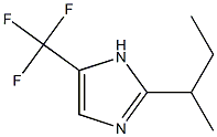 2-sec-butyl-5-(trifluoromethyl)-1H-imidazole Struktur