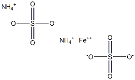 Ammonium ferrous sulfate standard titration solution iron (II) ammonium titration analysis solution Struktur