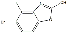 5-Bromo-4-methyl-benzooxazol-2-ol Struktur