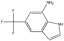 5-Trifluoromethyl-1H-indol-7-ylamine Struktur