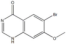 6-Bromo-7-methoxy-1H-quinazolin-4-one Struktur