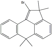 1-Bromo-2,2,6,6-tetramethyl-2,6-dihydro-aceanthrylene Struktur