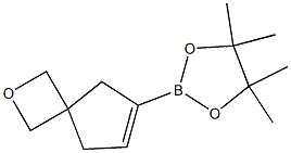 4,4,5,5-tetramethyl-2-(2-oxaspiro[3.4]oct-6-en-6-yl)-1,3,2-dioxaborolane Struktur