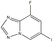 8-Fluoro-6-iodo-[1,2,4]triazolo[1,5-a]pyridine Struktur