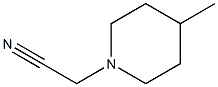 2-(4-METHYLPIPERIDINO)ACETONITRILE Struktur