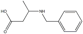 3-BENZYLAMINOBUTYRIC ACID Struktur