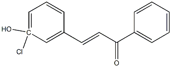 3Hydroxy-3-ChloroChalcone Struktur