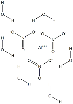 Aluminum nitrate hexahydrate Struktur