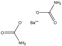 Barium dicarbamate Struktur