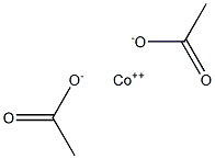 Cobalt(I I) acetate Struktur