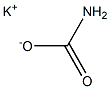 Potassium carbamate Struktur