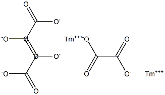 Thulium(III) oxalate Struktur