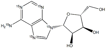 Adenosine-15N5 Struktur