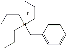 Benzyltripropylammonium iodide Struktur