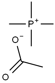 Tetramethylphosphonium acetate Struktur