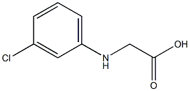 DL-m-chlorophenylglycine Struktur