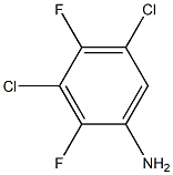 2,4-difluro-3,5-dichloro-Benzenamine Struktur