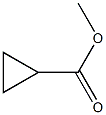 Methyl cyclopropylcarboxylate Struktur