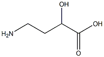 2-HYDROXY-4-AMINOBUTYRIC ACID Struktur