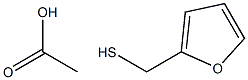 Furfuryl mercaptan acetate Struktur