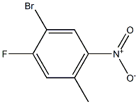 4-Bromo-3-fluoro-6-nitrotoluene Struktur