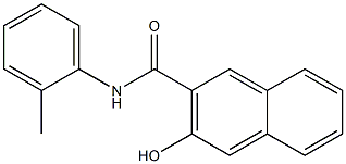 2-hydroxy-N-(2-methylphenyl)-3-naphthalenecarboxamide Struktur