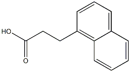 B-(1-Naphthyl)propionicAcid Struktur