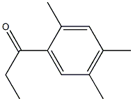 2',4',5'-Trimethylpropiophenone Struktur