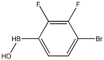 4-bromo-2,3-difluorophenylborinic acid Struktur