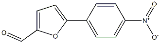 5-(p-nitropheny)-2-furancarboxaldehyde Struktur