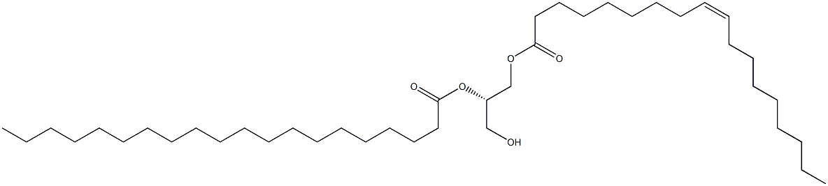 1-(9Z-octadecenoyl)-2-eicosanoyl-sn-glycerol Struktur