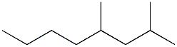 2,4-Dimethyloctane. Struktur