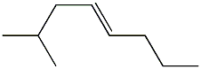 2-Methyl-4-octene. Struktur