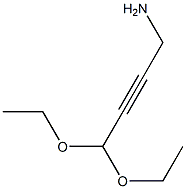 4-Amino-1,1-diethoxy-2-butyne, 96% Struktur