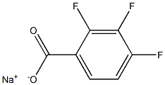 Sodium 2,3,4-trifluorobenzoate 10% in solution Struktur