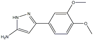 5-Amino-3-(3,4-dimethoxyphenyl)-1H-pyrazole Struktur