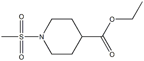 Ethyl 1-(methylsulphonyl)piperidine-4-carboxylate Struktur