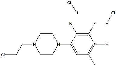 1-(2-CHLOROETHYL)-4-(3-TRIFLUORO METHYL PHENYL)PIPERAZINE DIHCL Struktur