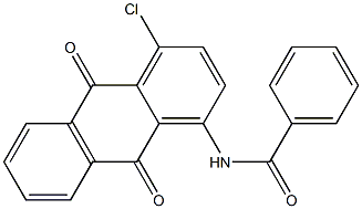 1-CHLORO-4-BENZOYLAMIBO ANTHRAQUINONE Struktur