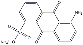 ANTHRAQUINONE-1-AMINO-5-SULPHONIC ACID AMMONIUM SALT Struktur