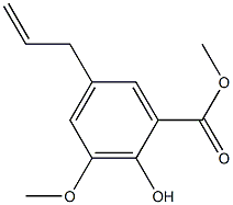 METHYL 3-METHOXY-5-ALLYLSALICYLATE Struktur