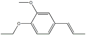 ethyl isoeugenol ether Struktur